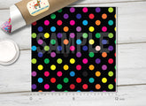 Polka Dots Patterned Adhesive Vinyl 265